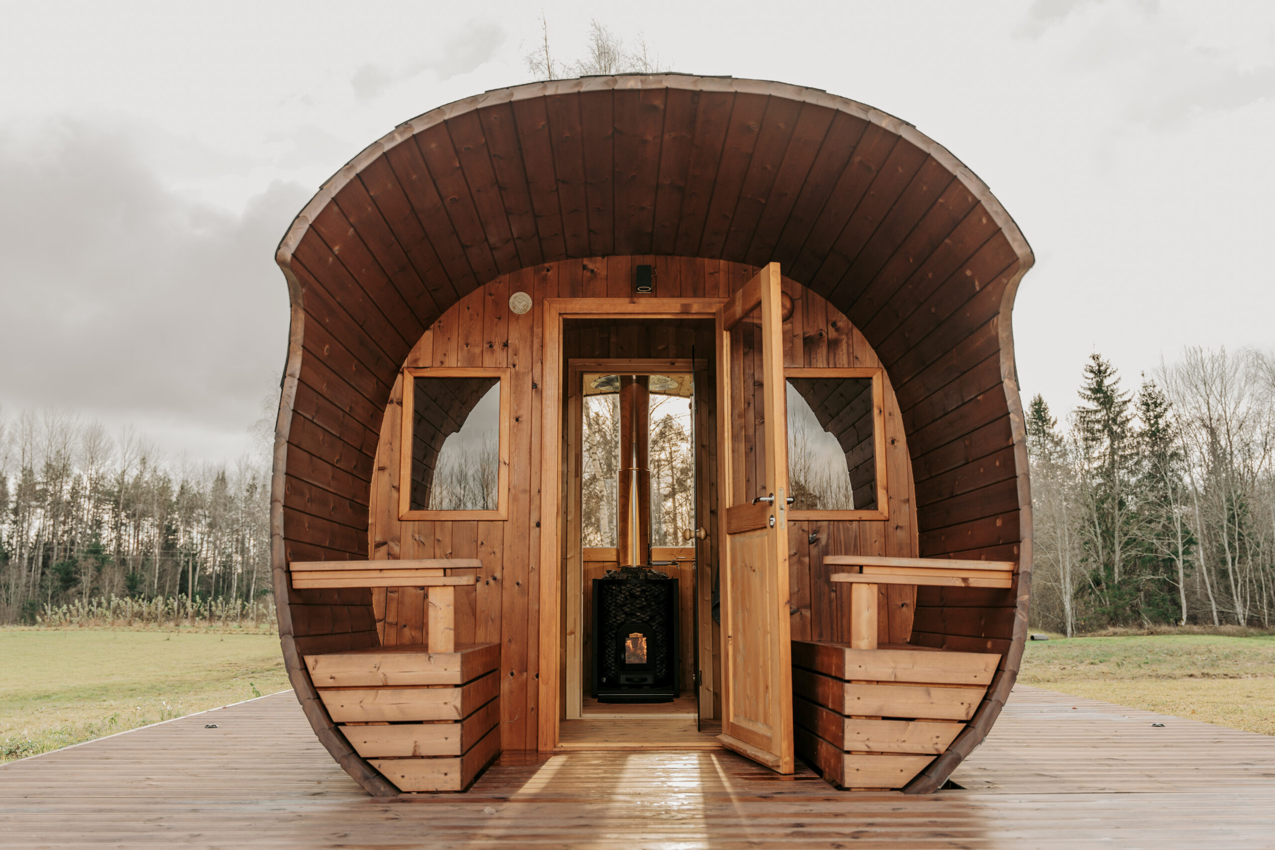 The Nordic Sauna Nordic Barrel Finnish Sauna