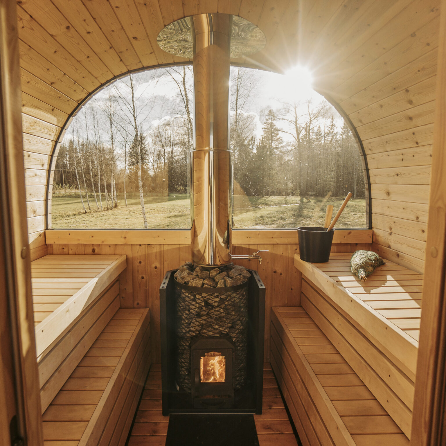 The Nordic Sauna Nordic Barrel Finnish Sauna