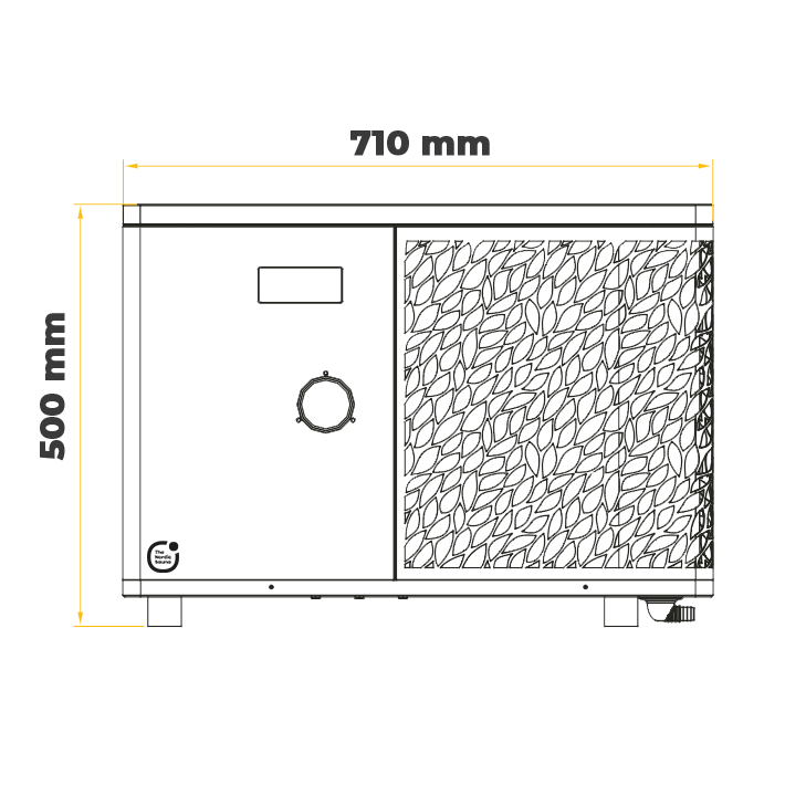 Ice Spa 5kW inverter heat pump for hot tubs – year-round outdoor water heating and cooling down to 4°C