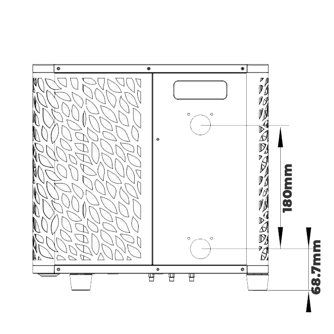 Poolstar Spawer O'Spa dimensions